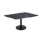 Holland Bar Stool Co 30" Tall OD214 Black Table Base 22" Diameter Foot 30" x 48" Black Steel Top by the HollBar Stool Co. OD214-2230BWOD3048BlkStl - alternate 1